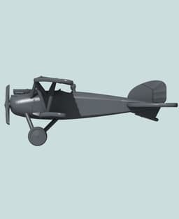 1:144 Albatros D.III(Oef) Series 153 (Late) 3d model
