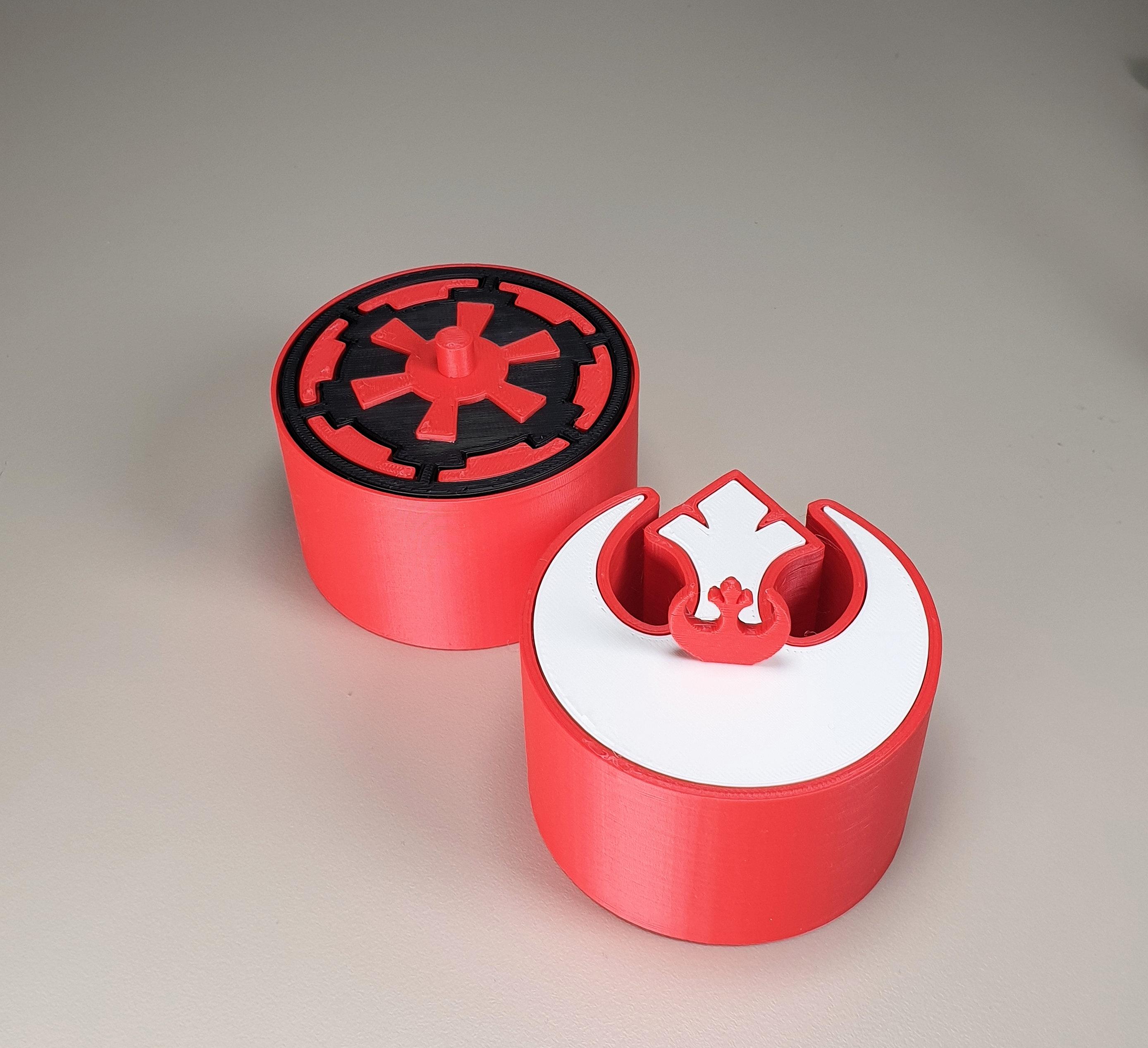 Star Wars boxes support-free 3d model