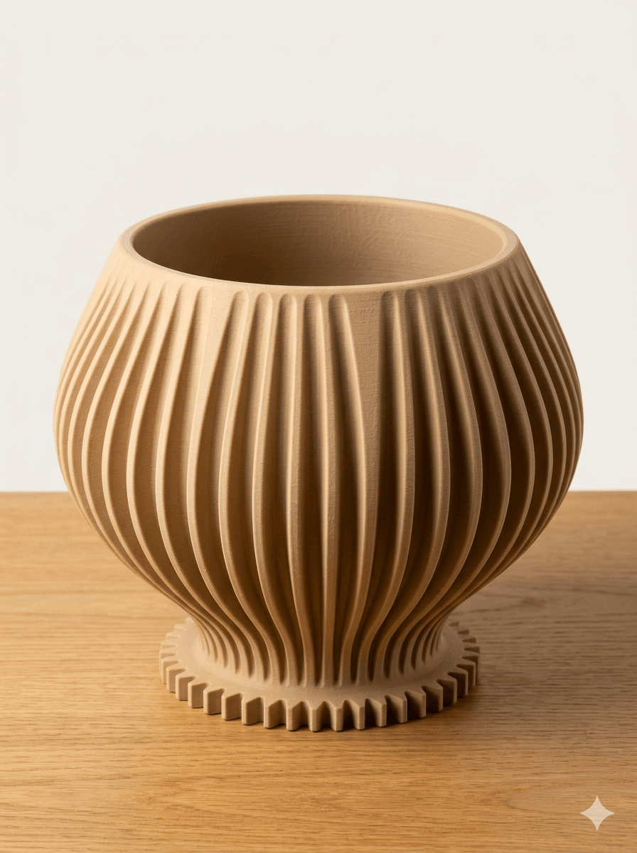 Fluted Catchall Bowl 3d model