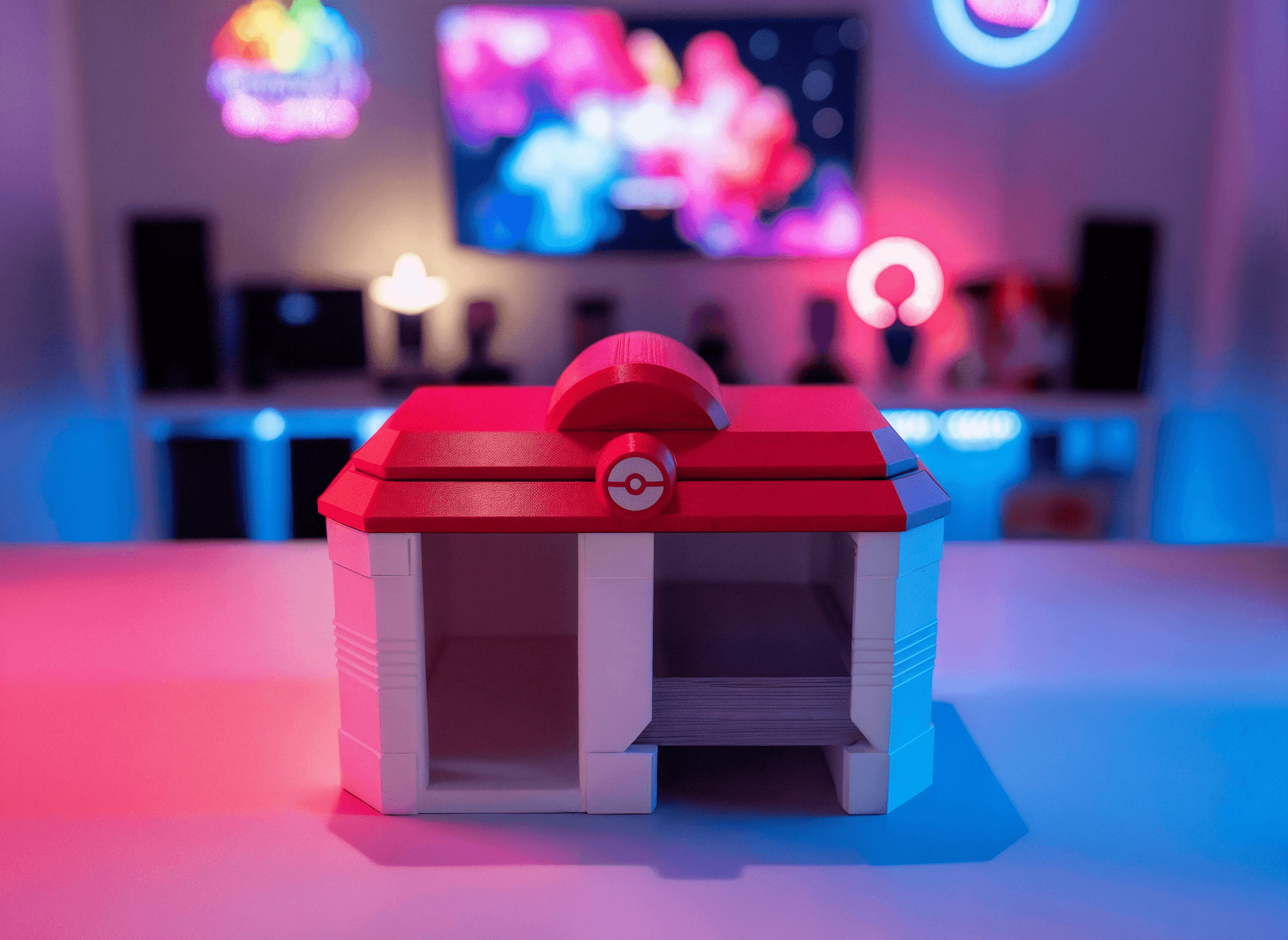 PokeCenter Penny Sleeve & Toploader Dispenser 3d model