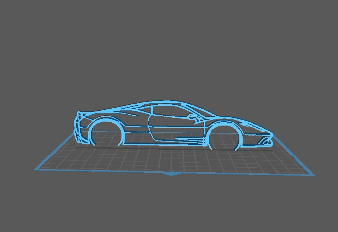 Ferrari - 458 Speciale Wall Art 3d model