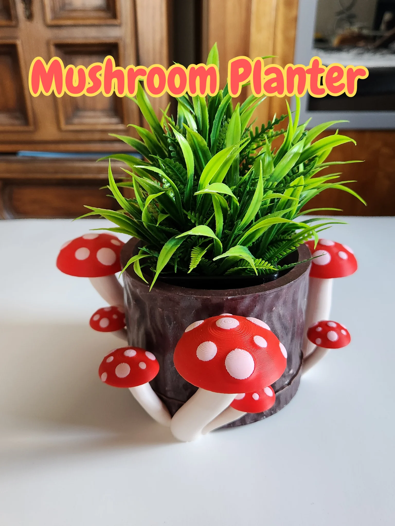 Mushroom Planter 3d model