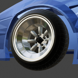 Watanabe wheels 1/64 JDM 3d model