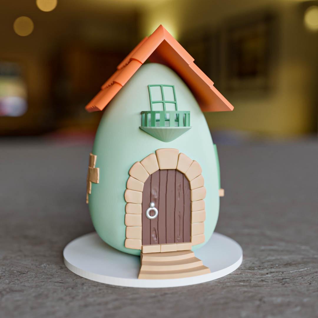 Easter egg house 3d model