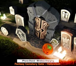 Halloween Portal Stand for your iPhone 3d model