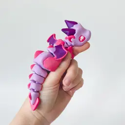 Little dragon flexi 3d model
