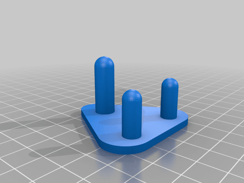 Indian Plug Socket Cover 3d model