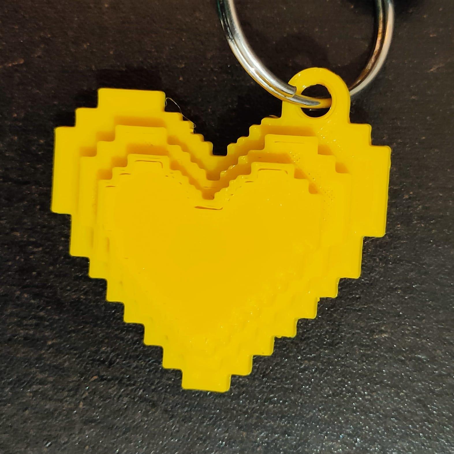 Heart Keychain 3d model