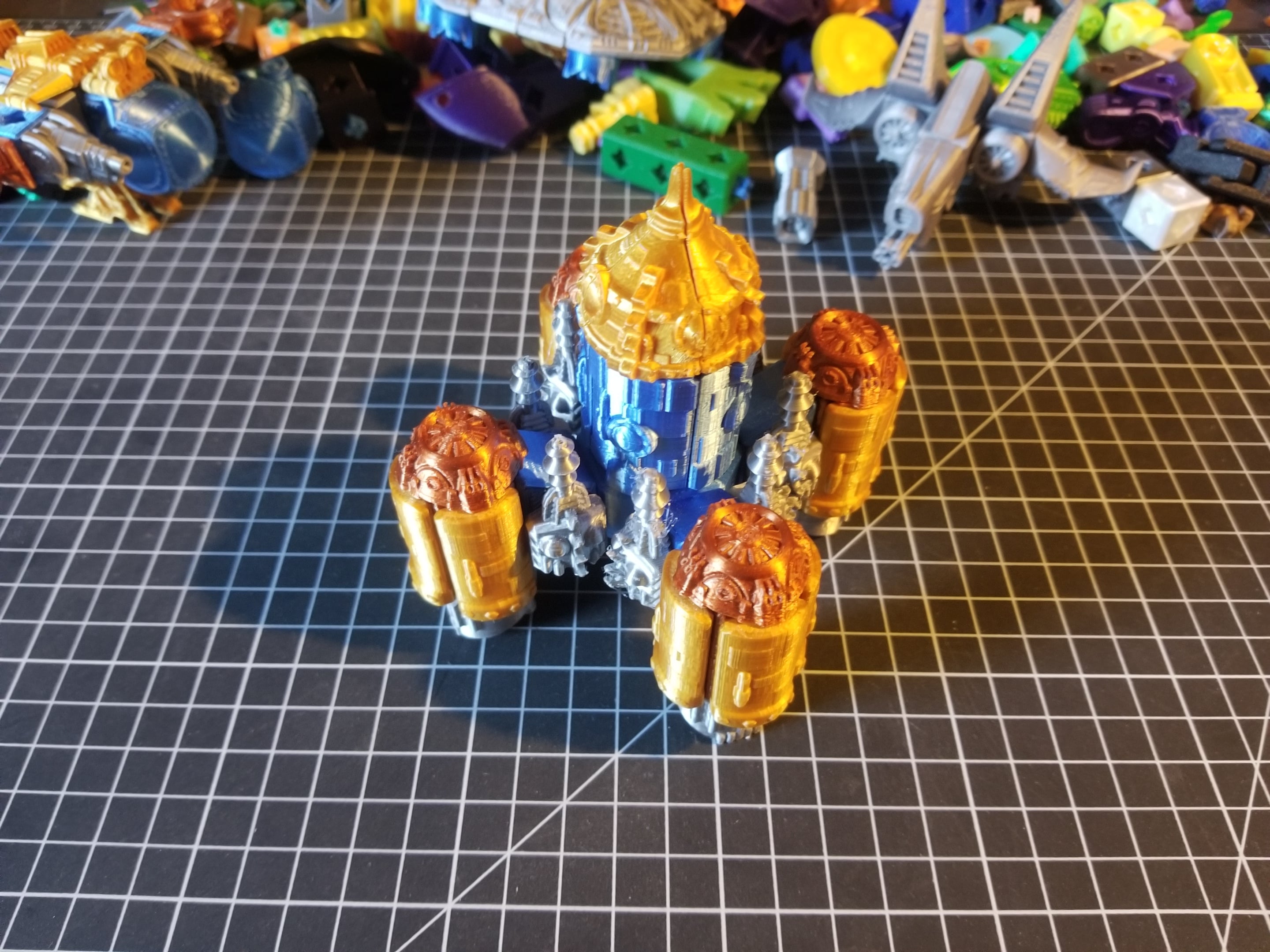 PrintABlok Rocket Spaceship Construction Toy 3d model