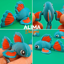Siamese Fighting Fish / Betta Fish 3d model