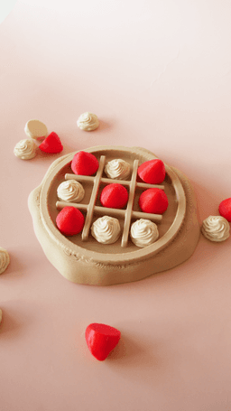 Waffle Tic Tac Toe 3d model