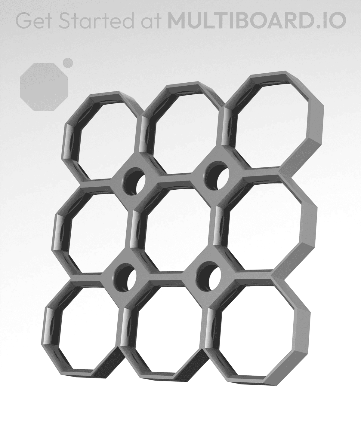 Multiboard Innner Coner 3x3 Multiboard Corner Legacy Tile - 3D model by MultiBuild on Thangs