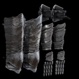 BLAIDD ARM & LEG PLATE ARMOR COSPLAY LIFESIZE – ELDEN RING FAN ART STL 3d model