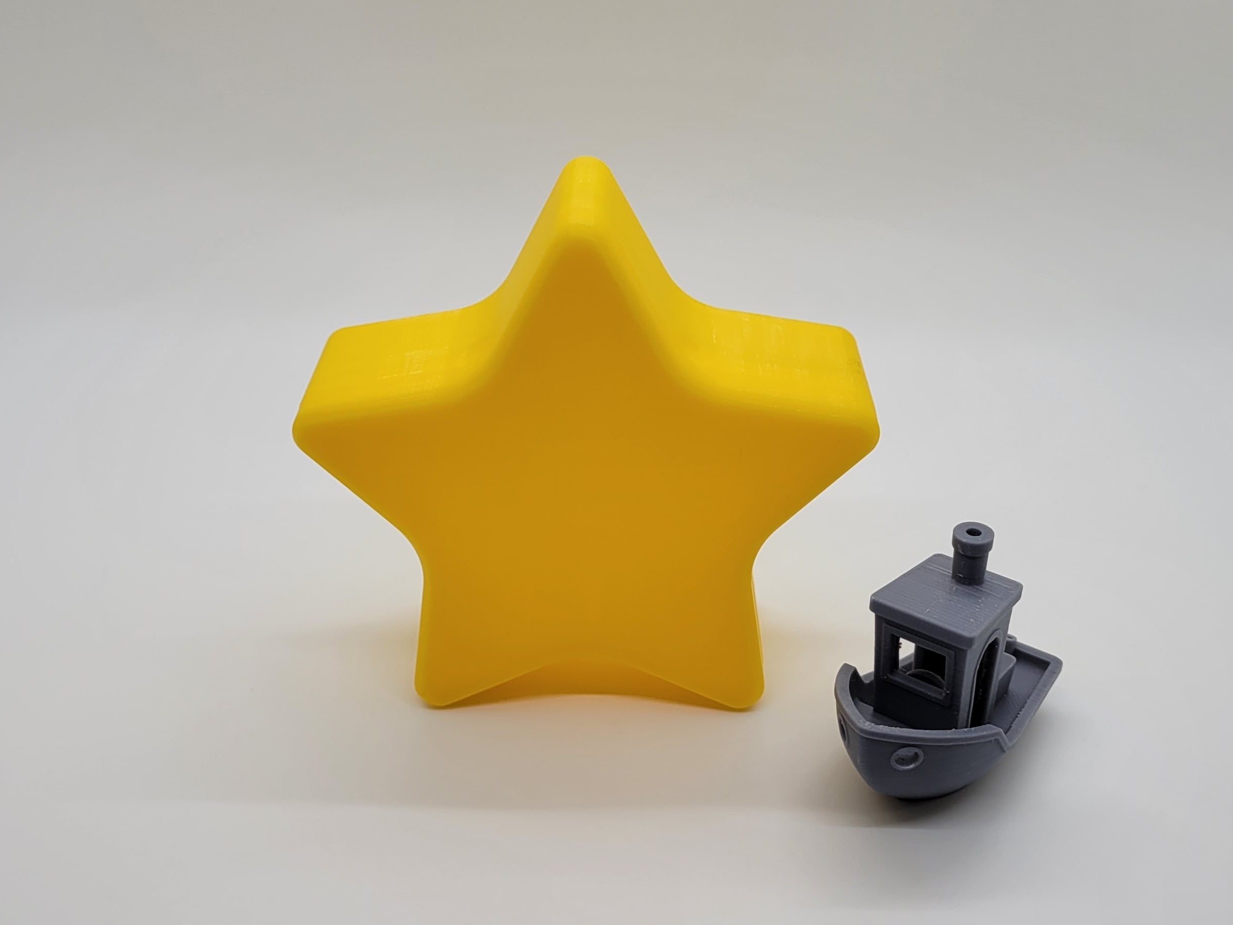 Snap-Fit Star Shaped Storage Container 3d model