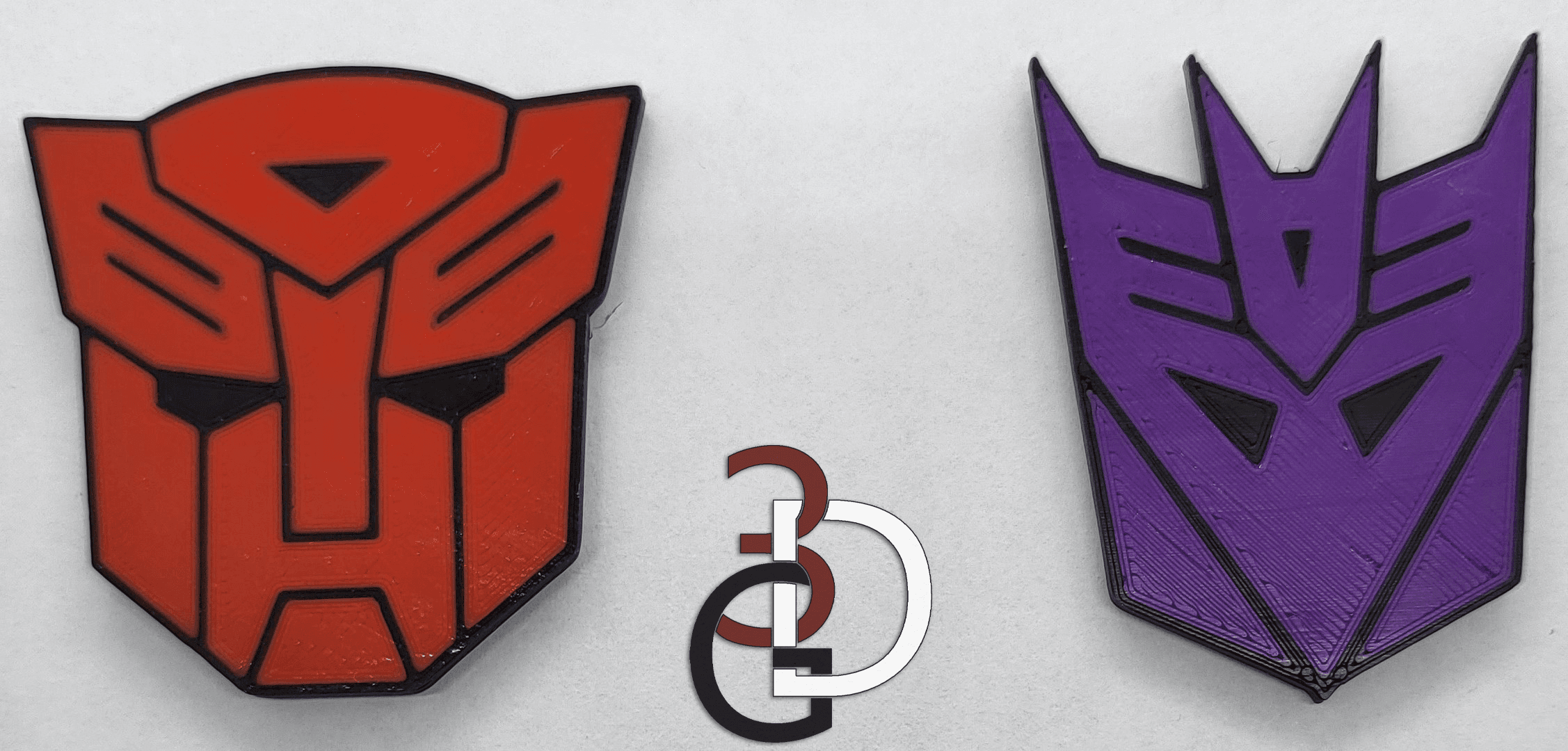 Transformers themed magnets 3d model