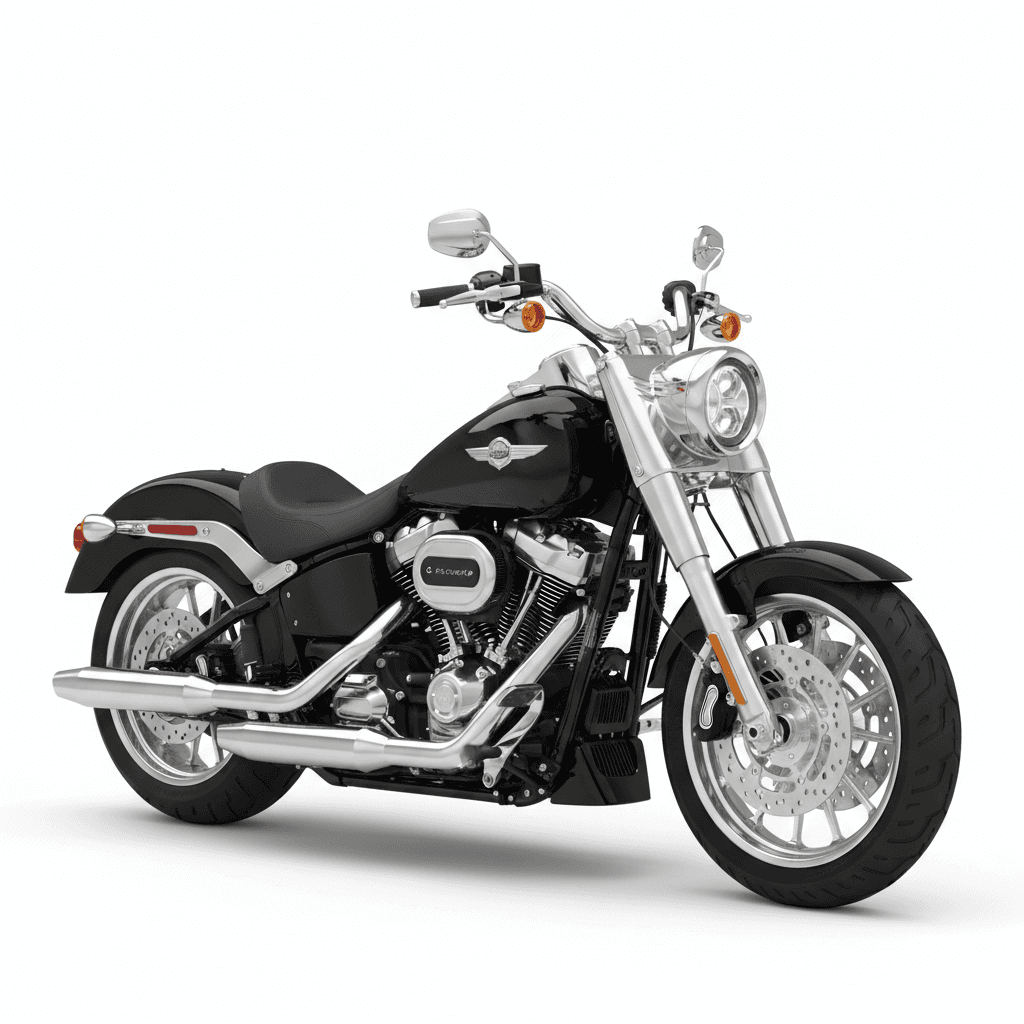 Harley Davidson Fat Boy Lo Motorcycle 3d model