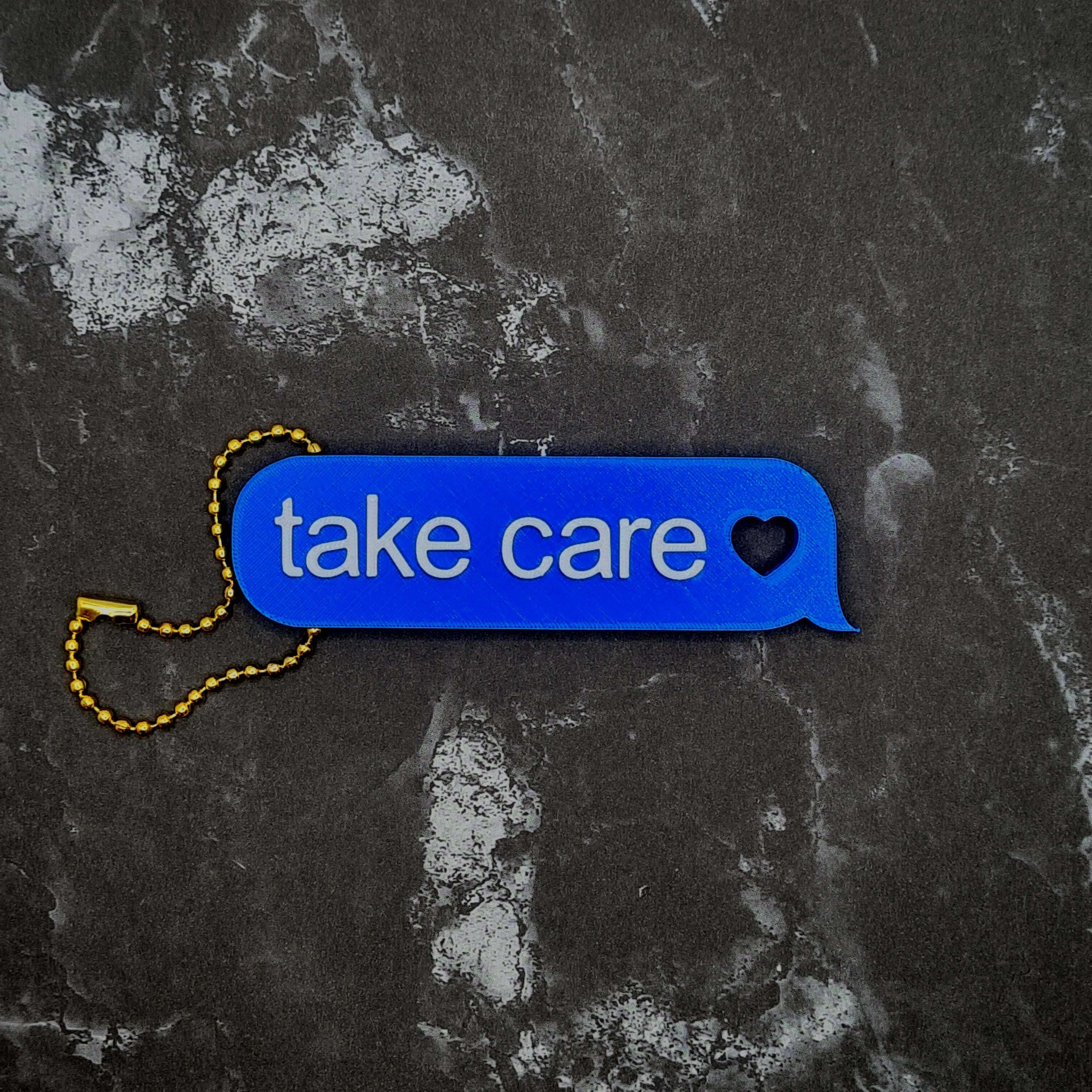 Take Care Keychain 3d model