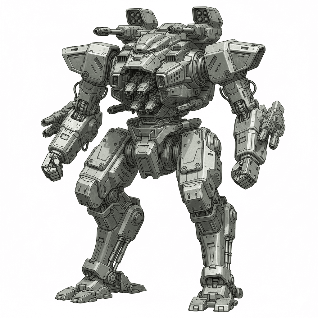 Military Mechs : Drone Carrier Military Mech 3d model