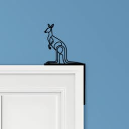 Kangaroo Door Corner Decor 3d model