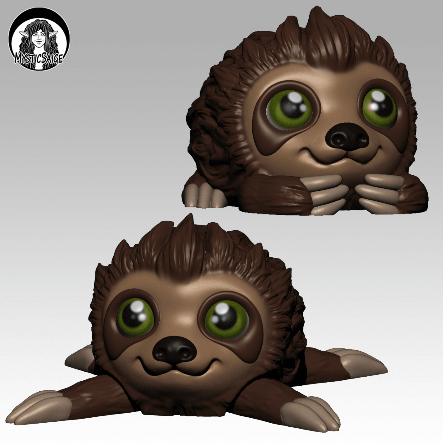 Sloth Puffling - Exclusive Model 3d model