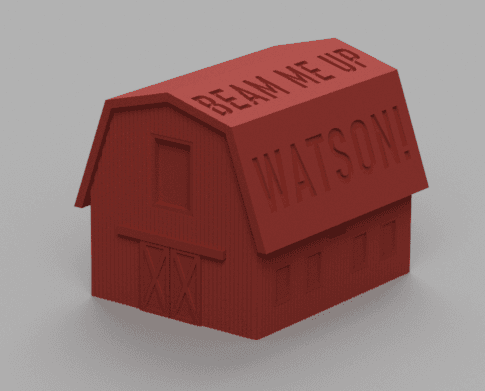 Snag the Tag - Beam Me Up Watson 3d model