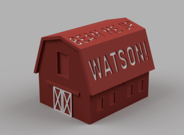 Snag the Tag - Beam Me Up Watson 3d model