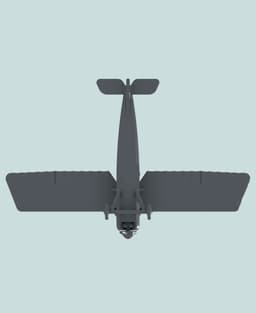 1:144 Morane-Saulnier Type P (British MoS.21) 3d model