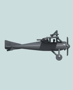 1:144 Morane-Saulnier Type P (British MoS.21) 3d model