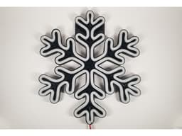 Minimalist Snowflake LED Neon Sign - Winter / Christmas Decorations 3d model