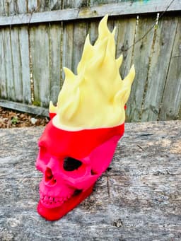 LFC Flaming Skull 3d model