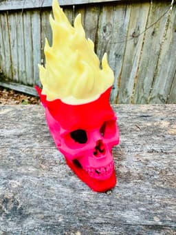 LFC Flaming Skull 3d model