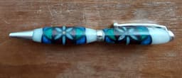 Pen Blank Mold - Mandala 22mm x 22mm x 127mm 3d model