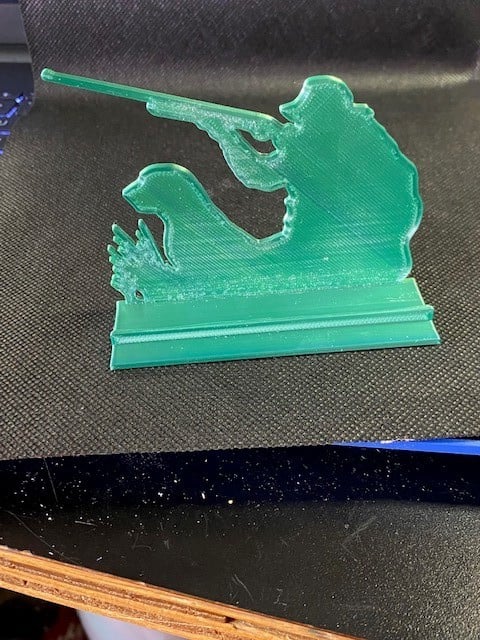 Duck Hunter Business Card Holder 3d model