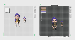 Flexi Rumi from KPop Demon Hunters 3d model