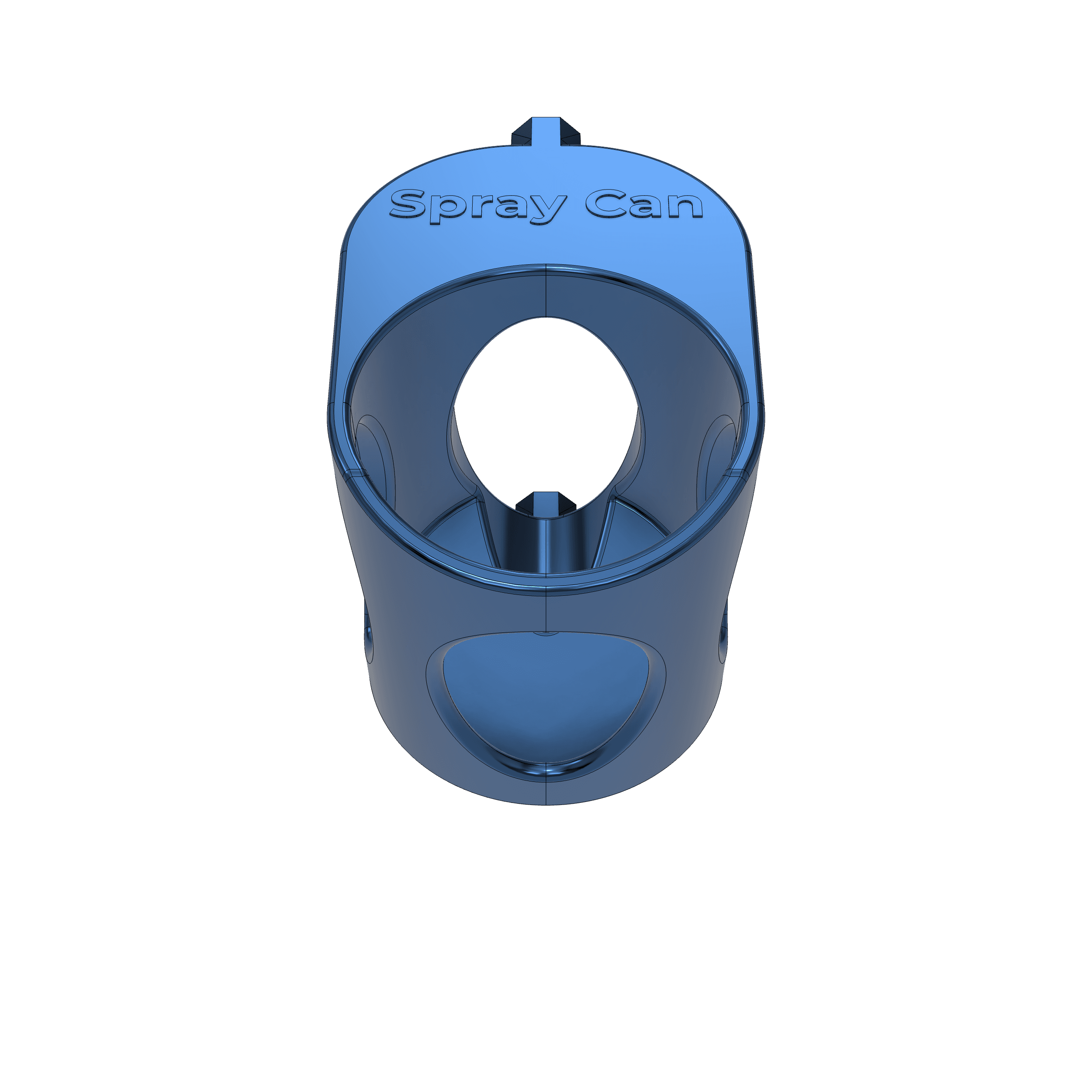 MultiBoard Angled Spray Can Holder 3d model