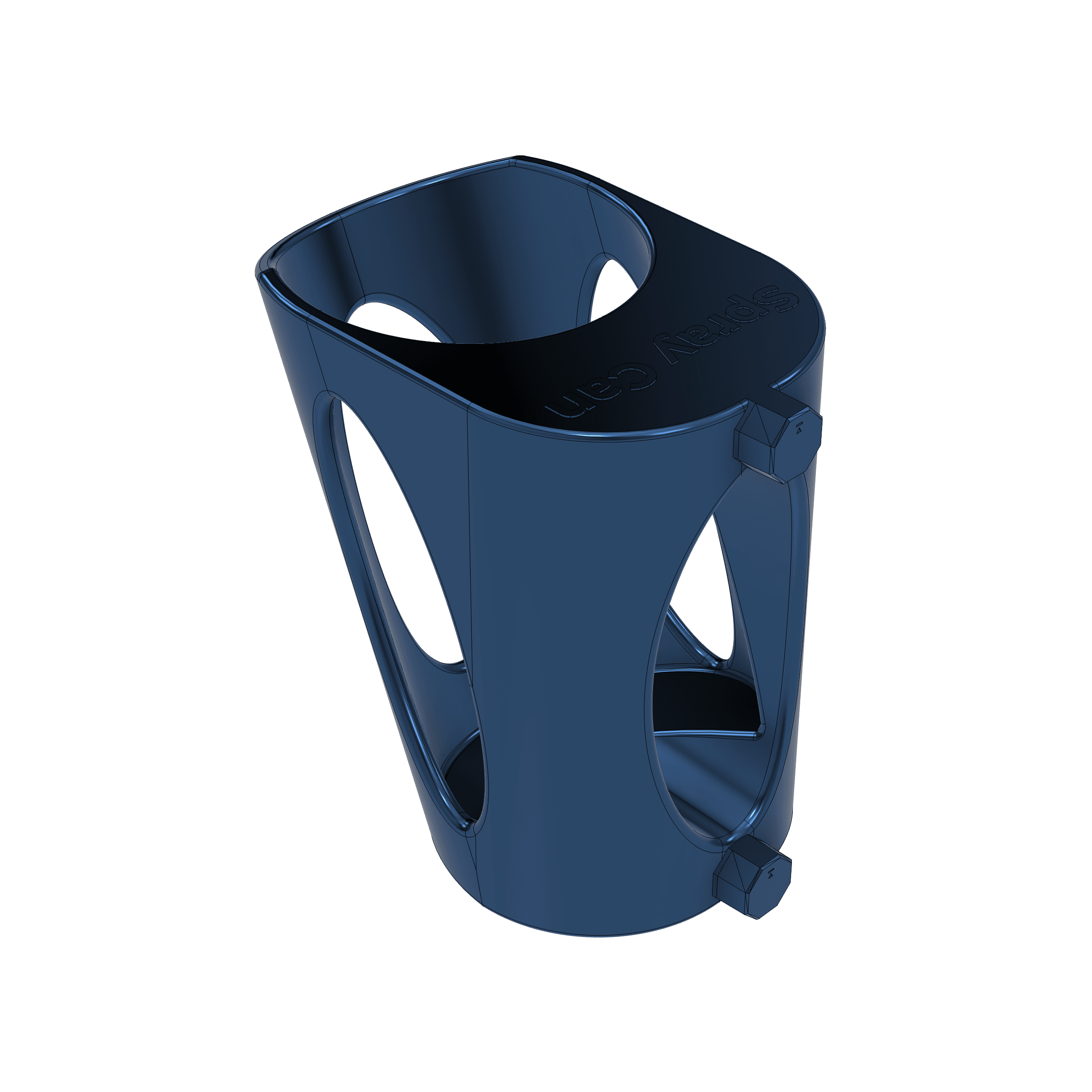 MultiBoard Angled Spray Can Holder 3d model