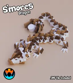 Smores Dragon 3d model