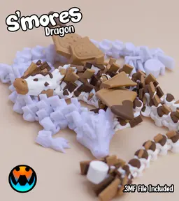 Smores Dragon 3d model