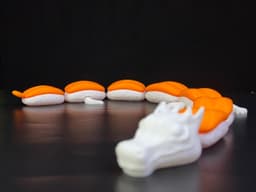 Articulated Sushi Dragon 3d model