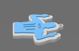 COMBO - LLAVEROS MESSI 3d model