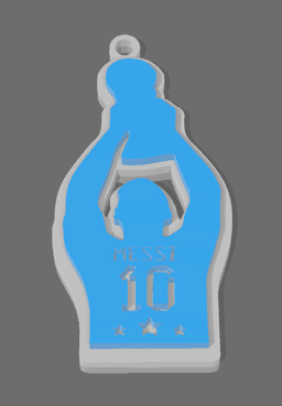 COMBO - LLAVEROS MESSI 3d model