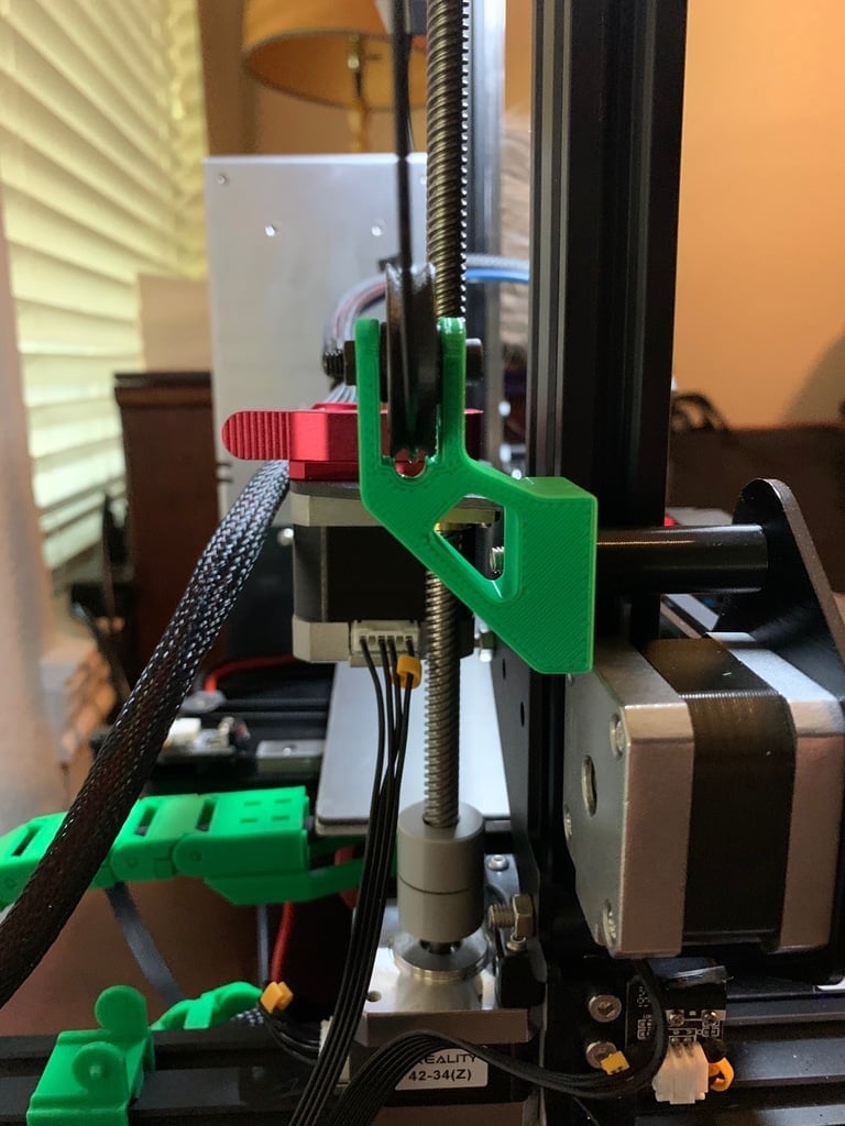 Ender 3 Filament Guide for 3DFused Linear Rails 3d model