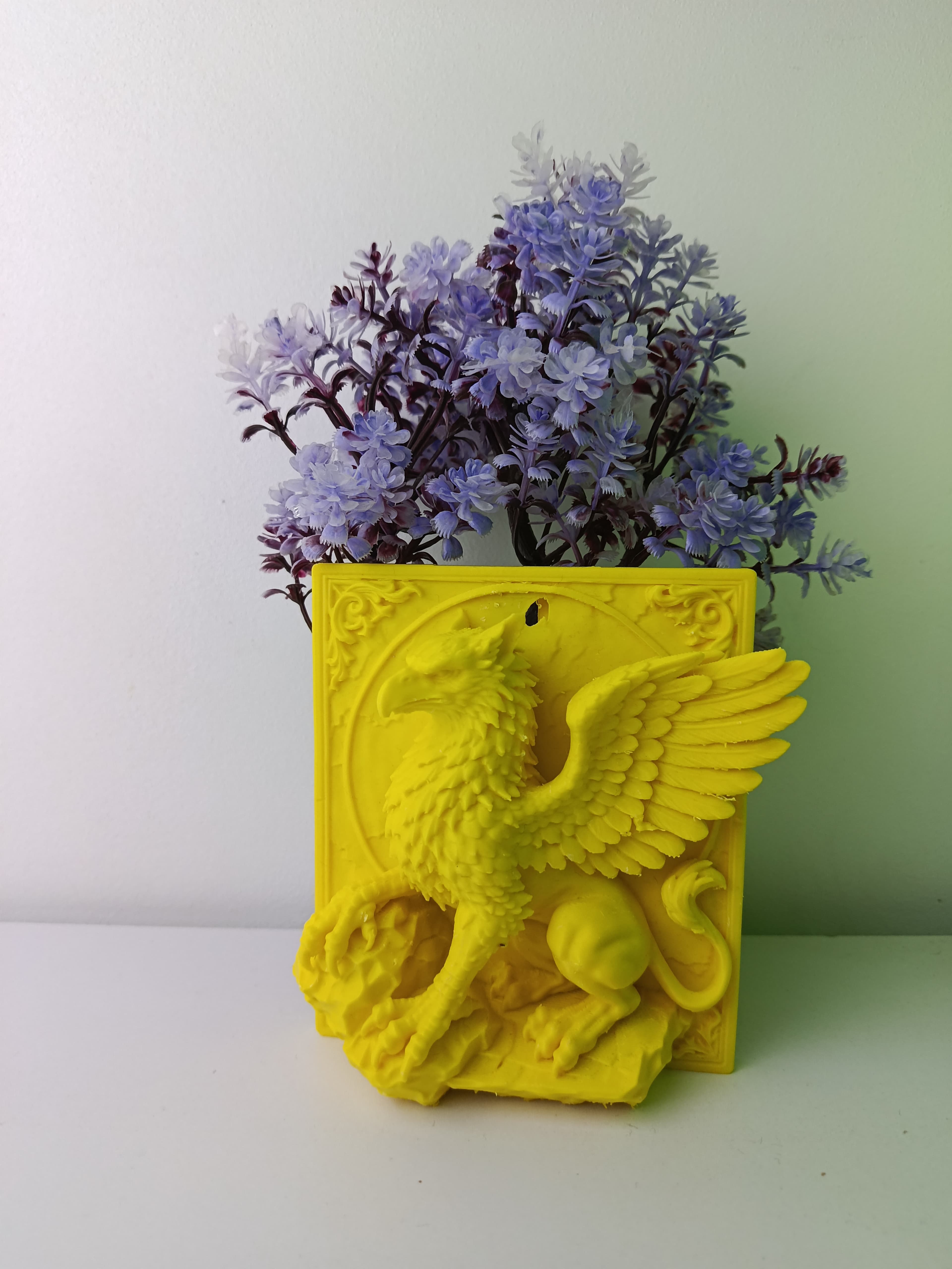 Wall panel with a Griffin design 3d model