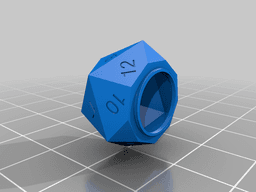 Screw Top D20 Dice Box V2 3d model