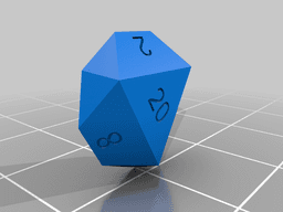 Screw Top D20 Dice Box V2 3d model
