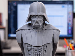 Darth Vader Bust Statue Figurine 3d model
