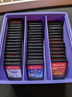 Gridfinity Switch Cartridge Bulk Storage - Various Sizes Available 3d model