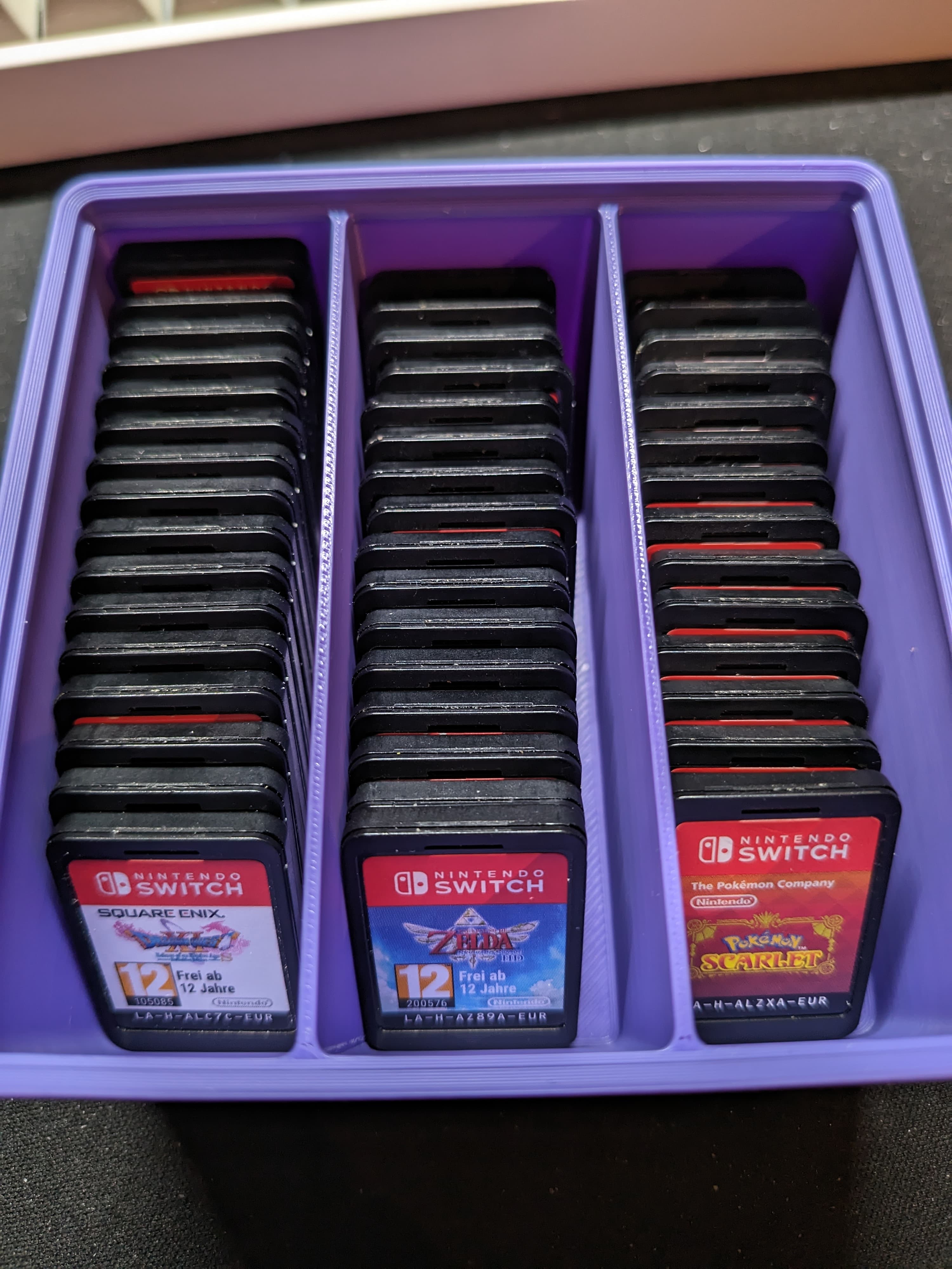Gridfinity Switch Cartridge Bulk Storage - Various Sizes Available 3d model