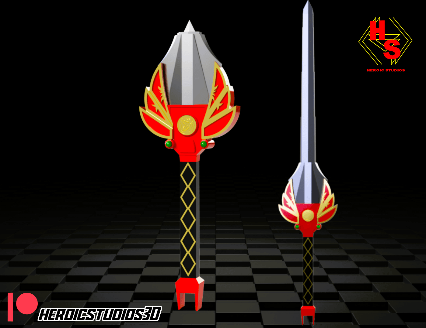 Extendable Power Sword 3d model