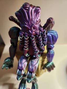 Sitting Flexi Cthulhu articulated figure 3d model